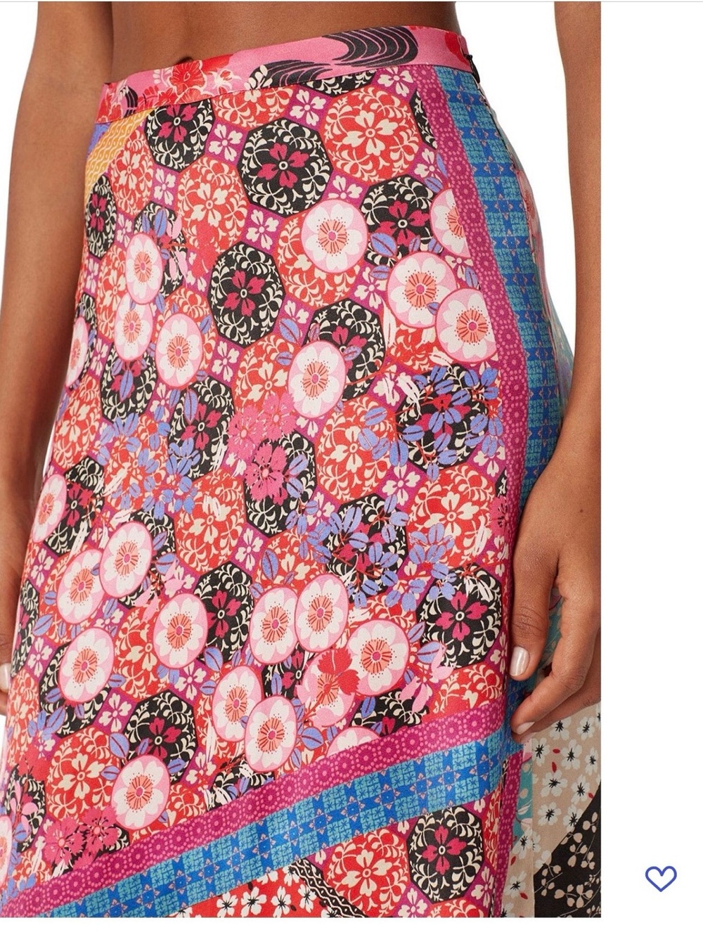 Women's Pink patchwork Skirt